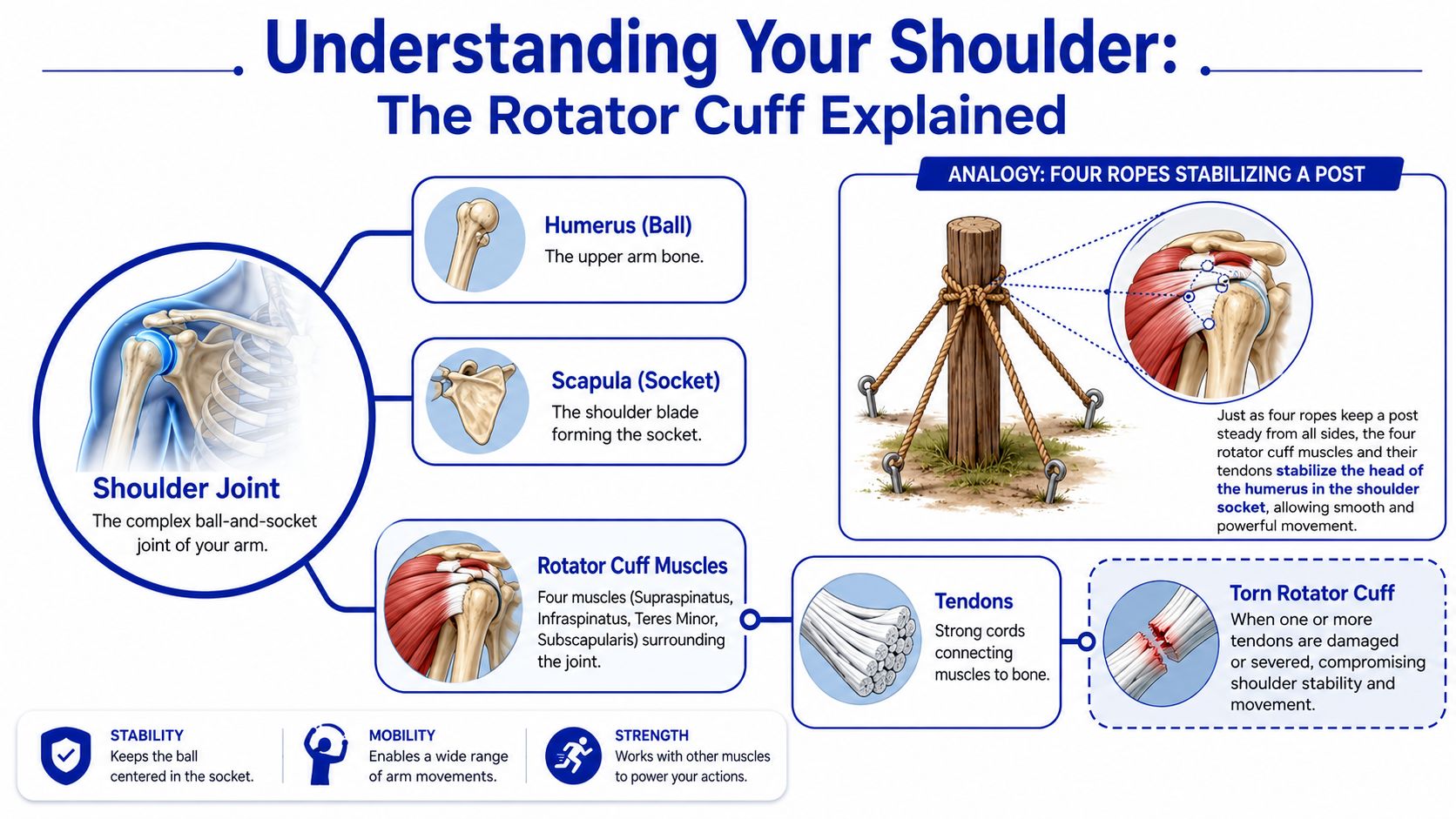 Understanding Your Shoulder and the Rotator Cuff Tear